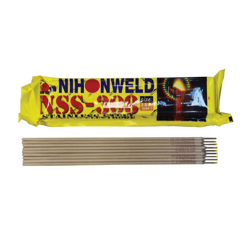 NIHON WELDING ROD NSS-308 BROWN STAINLESS STEEL + WELDING FLUX